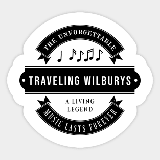 Traveling Wilburys Music D17 Sticker